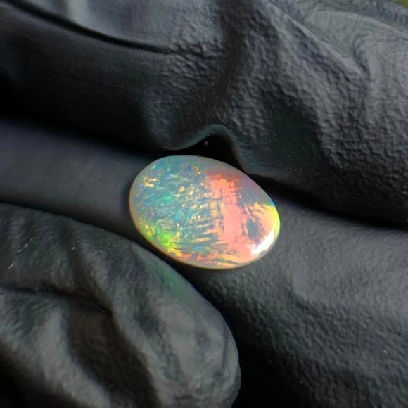 Limited Trio Pattern Horca Brazilian Polished Opal Collectible Showpiece - Picture 5 of 6